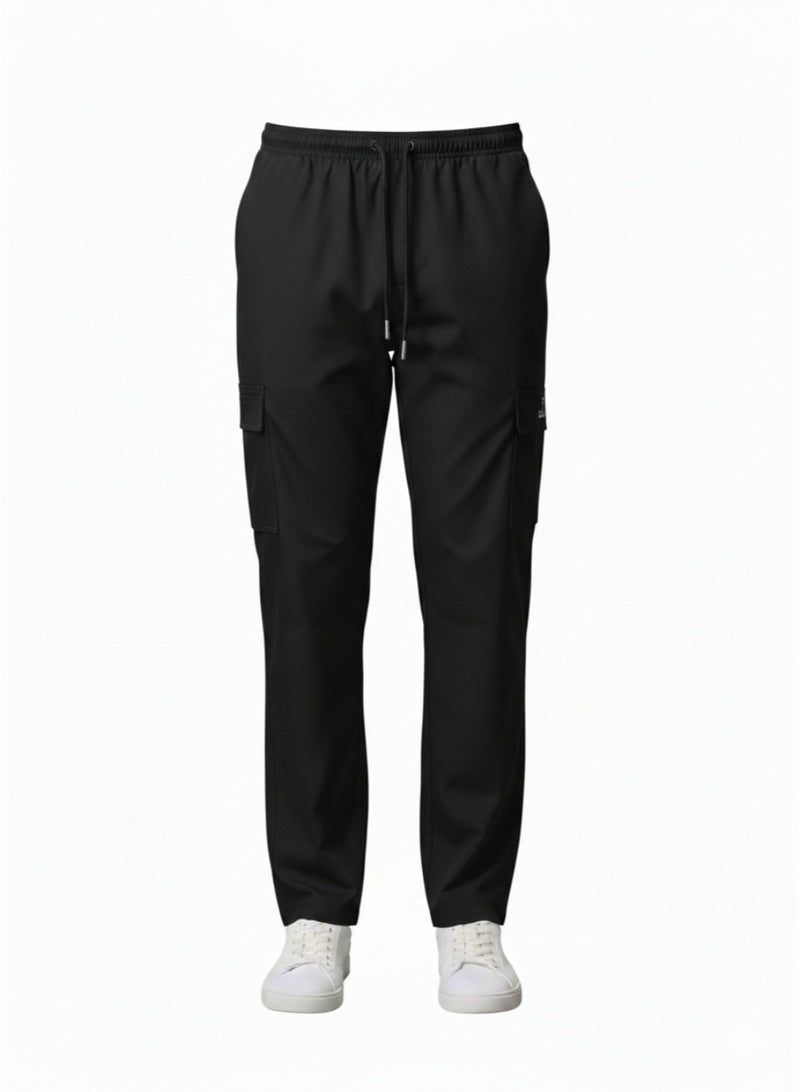 سبال بنطال رياضي للجنسين من SPALL – بنطال جوجرز رياضي فاخر للرجال والنساء، مريح للتدريب والتمارين، أسود أزرق خمري، المقاسات M L XL - Image 1